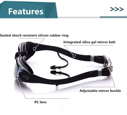 Anti-Fog Detachable Strap Swimming Goggles